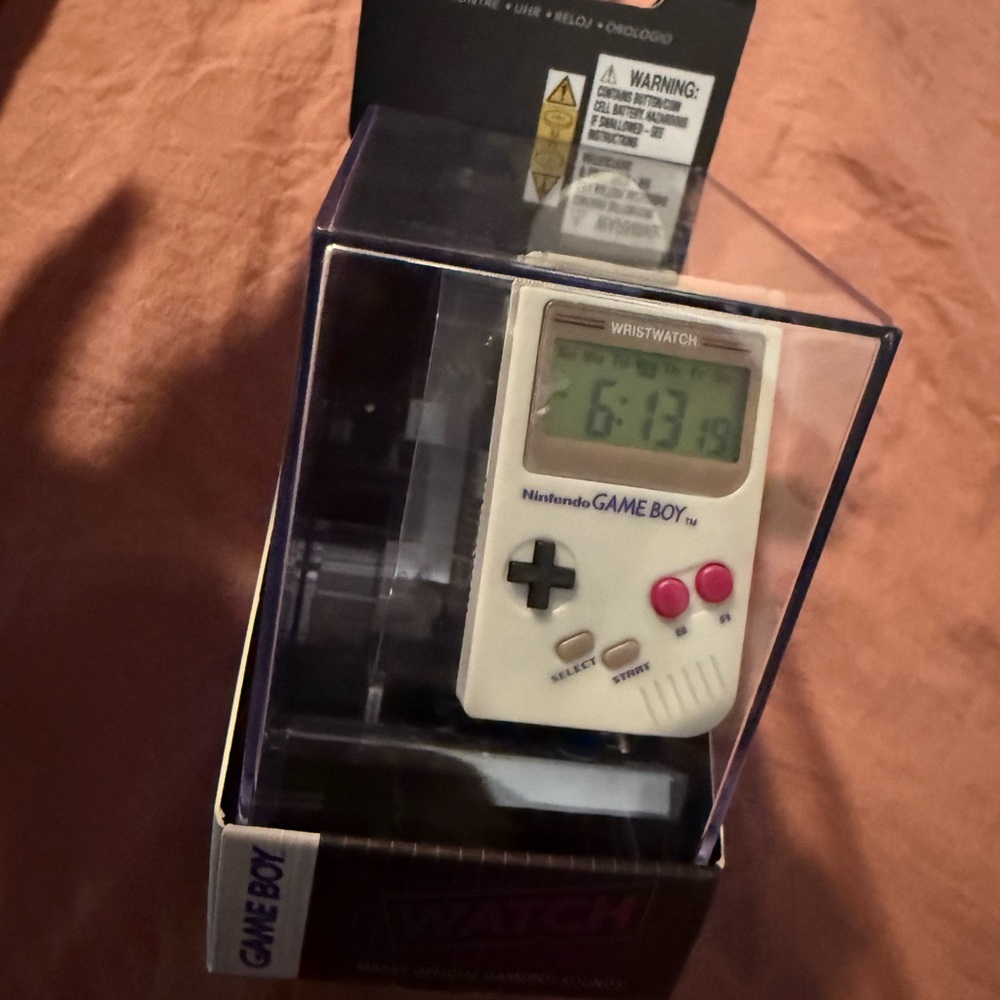 Nintendo Game Boy Wristwatch - Gray and Black